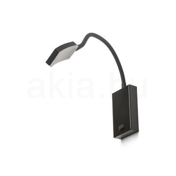 FRISCO W fali lámpa fekete 230V LED 4.2W 120° 3000K