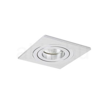 PASADENA GU10 SQ I süllyesztett lámpa  szálcsiszolt alumínium 230V LED GU10 7W