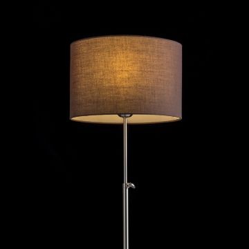 EDIKA asztali lámpa barna matt nikkel 230V LED E27 15W