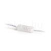 BEND fali ívelt lámpatest  matt nikkel 230V LED E27 15W