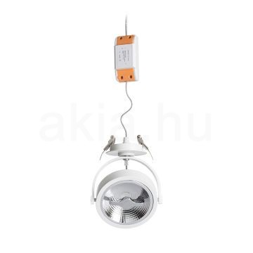KELLY LED DIMM félsüllyesztett fehér  230V LED 12W 24°  3000K