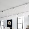 FANGIO háromfázisú áramkörös sínre ezüstszürke  230V LED 25W 36°  3000K