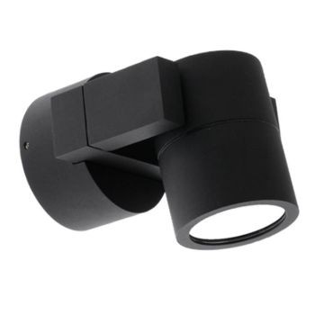 ORIT fali lámpa fekete /alumínium 230V LED 6W 80° IP44  3000K