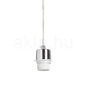 MORE 60 mennyezeti függőlámpa alap  króm 230V LED E27 3x15W