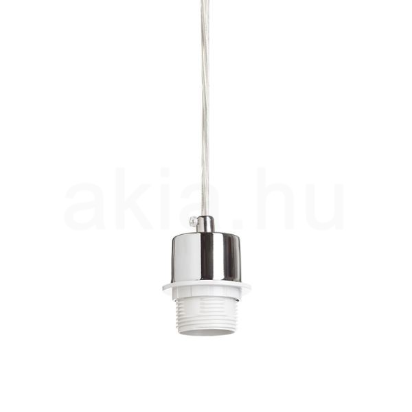 MORE 60 mennyezeti függőlámpa alap  króm 230V LED E27 3x15W