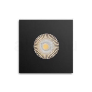 WATERBOY SQ  matt fekete  230V LED 10W 40° IP65  3000K