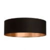 RON 60/19 lámpabúra Polycotton fekete/réz fólia max. 23W