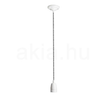 FABIO függesztő készlet fekete/fehér porcelán 230V LED E27 15W
