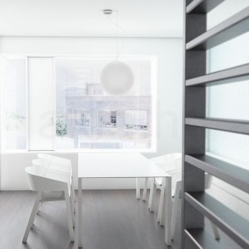 LUNEA 40 függö lámpa triplex  opál üveg 230V LED E27 15W