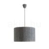 AINO 40 függö lámpa szürke króm 230V E27 28W