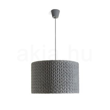 AINO 40 függö lámpa szürke króm 230V E27 28W
