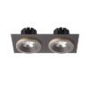 SHARM SQ II süllyesztett lámpa barna/gyöngyházarany  230V LED 2x10W 24°  3000K