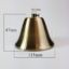„Harang alakú antik bronz mennyezeti tárcsa 115 mm átmérővelbronz