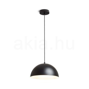 GLADYS 30 függő lámpa fekete/fehér  230V LED E27 15W