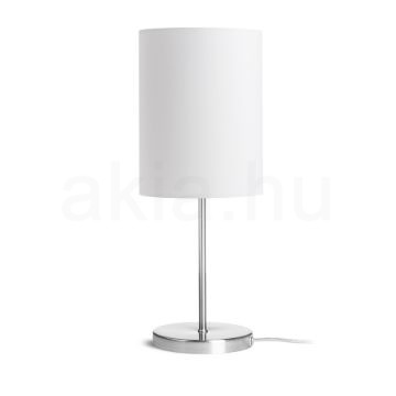NYC/RON 15/20 asztali lámpa  Monaco galamb szürke/ezüst PVC/nikkel 230V LED E27 15W