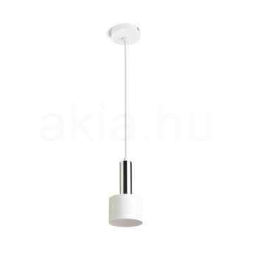 GIULIA 12 függő lámpa fehér króm 230V LED E27 11W