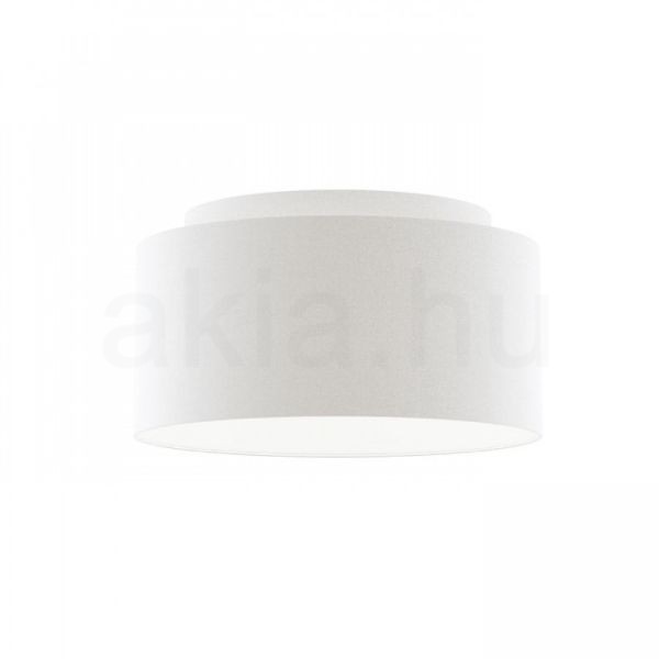 DOUBLE 55/30 lámpabúra  Polycotton fehér/fehér PVC  max. 23W