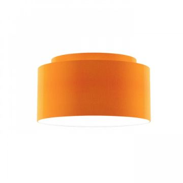 DOUBLE 55/30 lámpabúra  Chintz narancssárga/fehér PVC  max. 23W