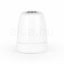 Fehér E27 egyenes porcelán foglalat M10×1 rögzítéssel