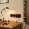 Retro sötét fa keret 320×100×13 mm méretben – 4-es